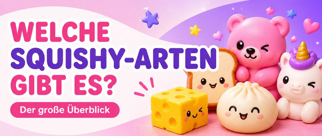 Welche Squishy Arten gibt es?