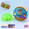 Glow in the Dark - Glitzende Dumpling Squishy 8.5cm