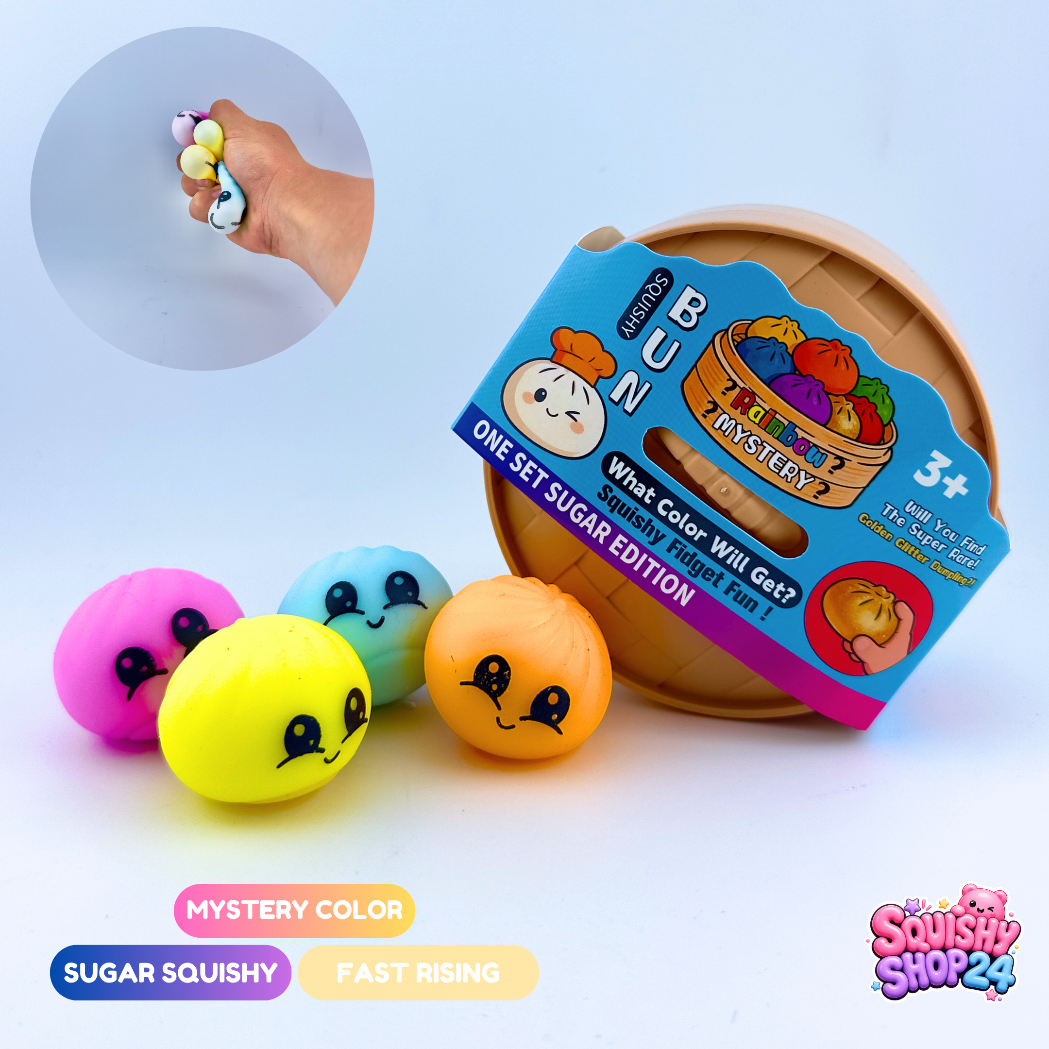 Virale Dumpling Squishies 4er Pack