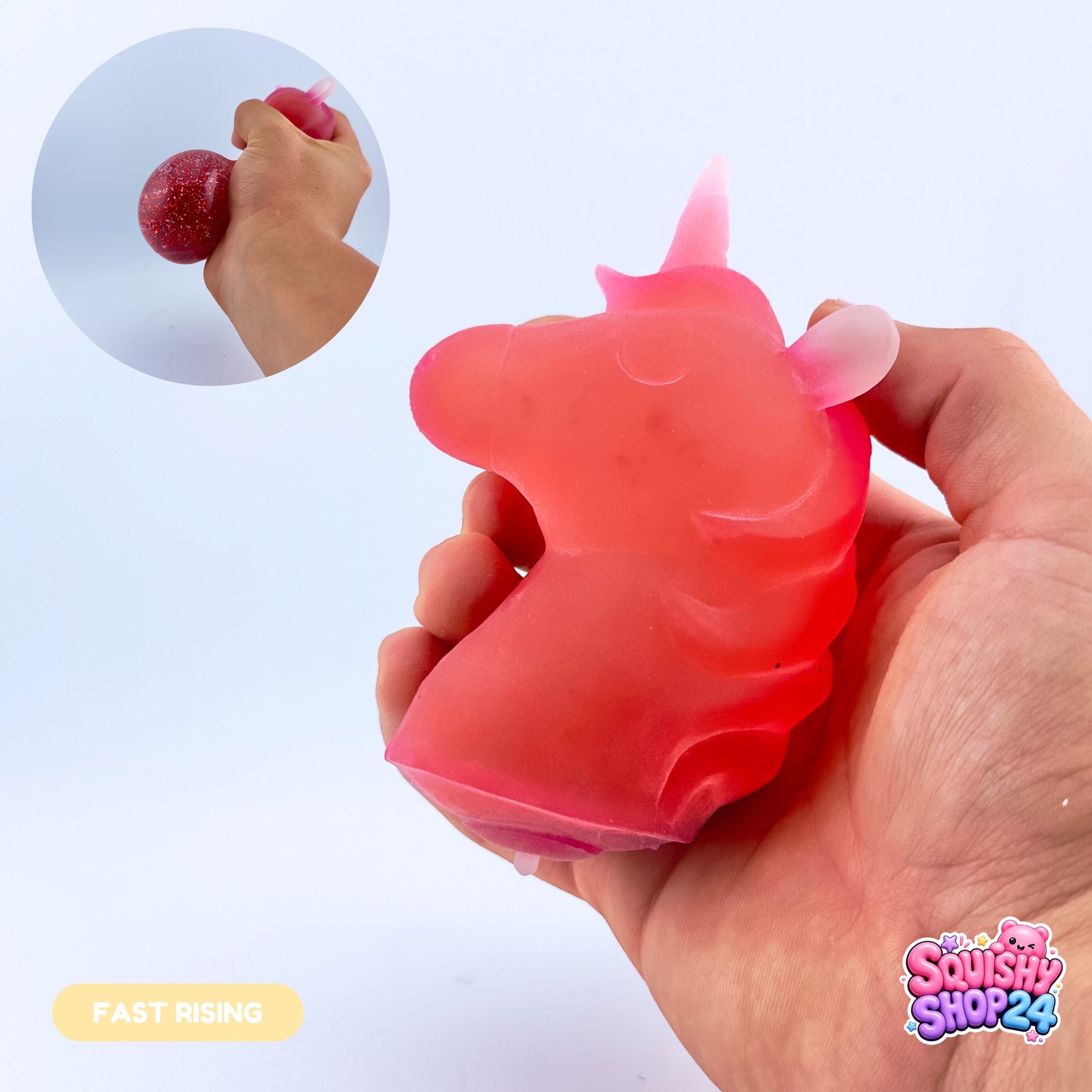 Glitzernde Einhorn Squishy (mit Galaxy Effekt)