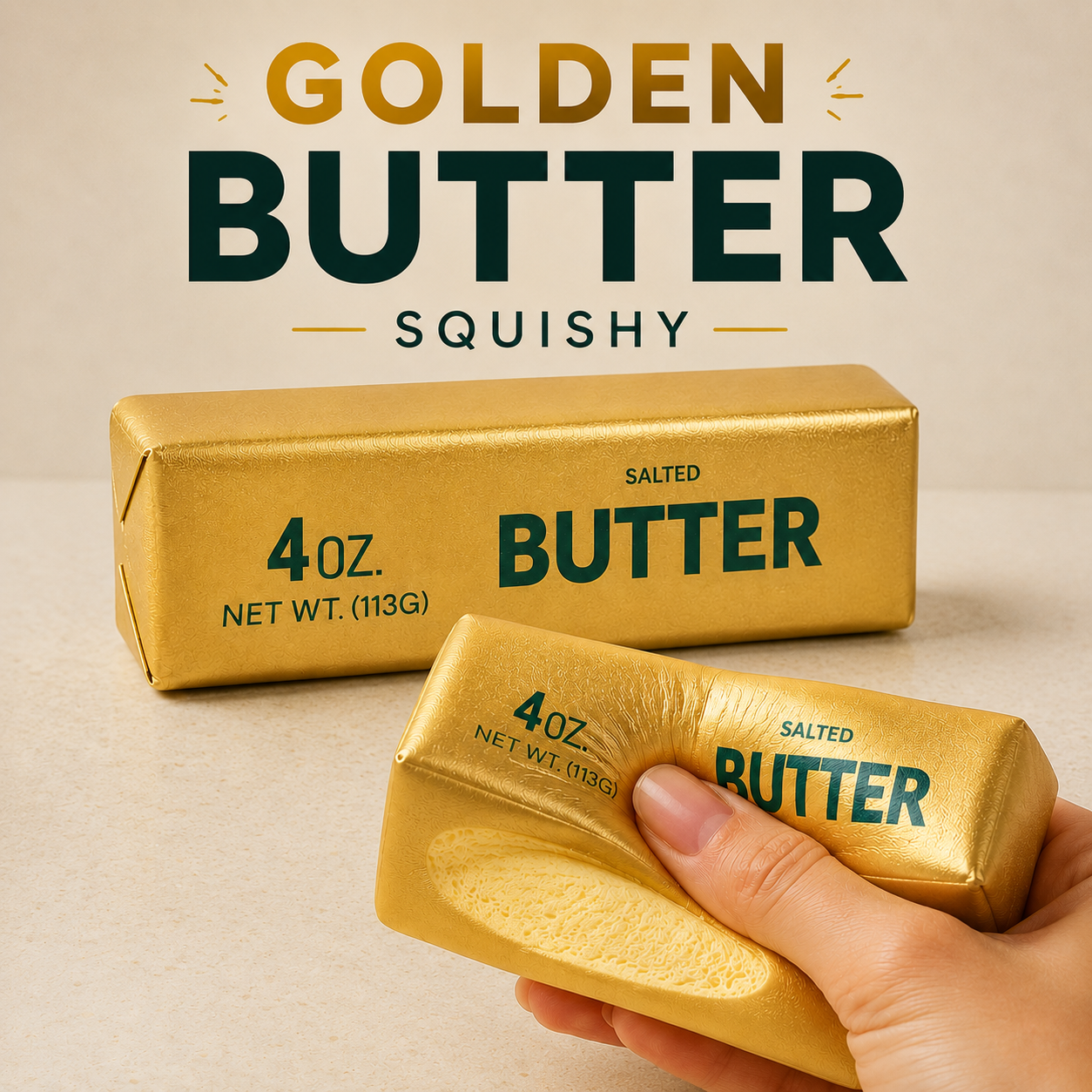 Goldener Butter Squishy