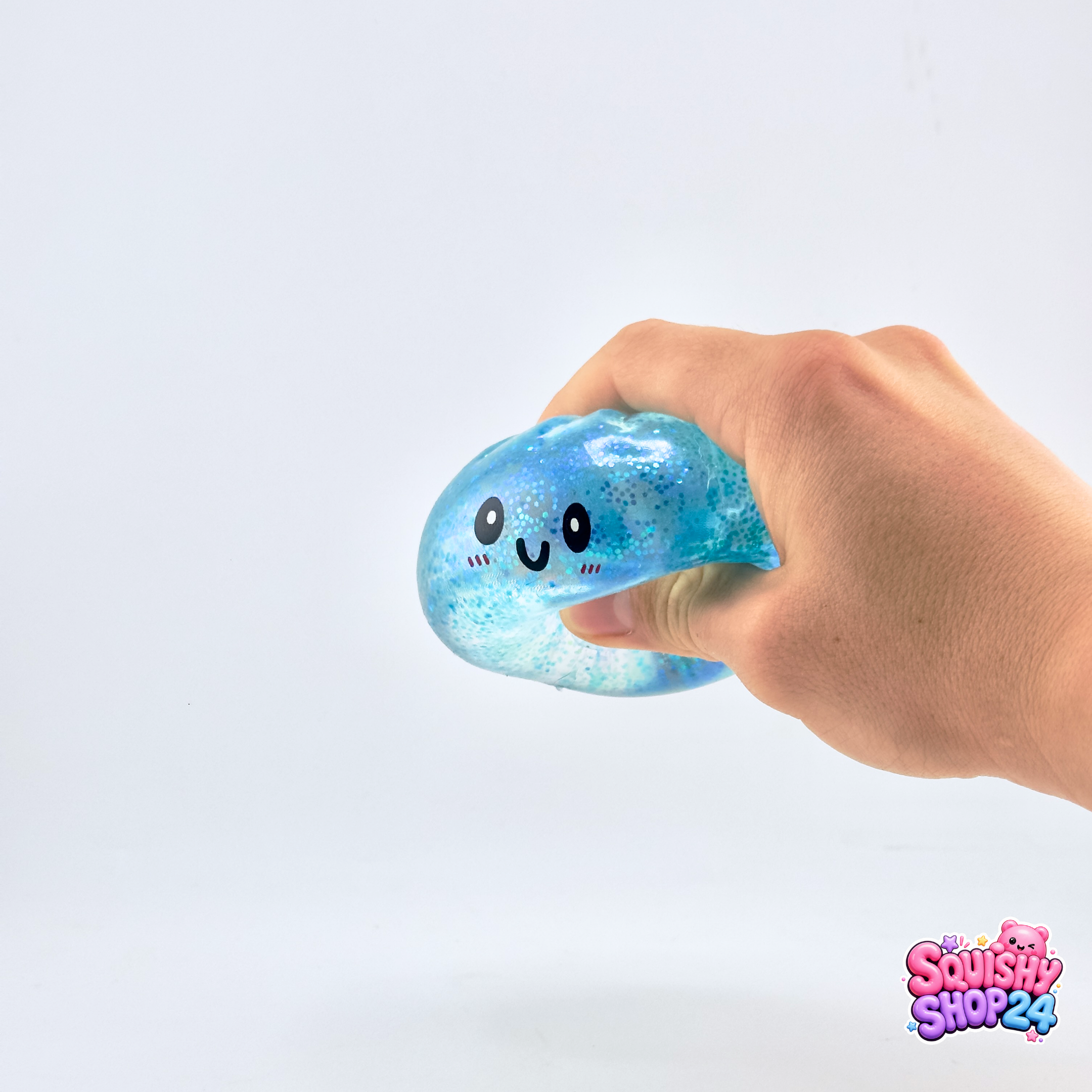 NUR GLITZERNDE Dumpling Squishy (8.5cm)