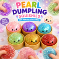 Dumpling Squishy mit Perlen (8.5cm)