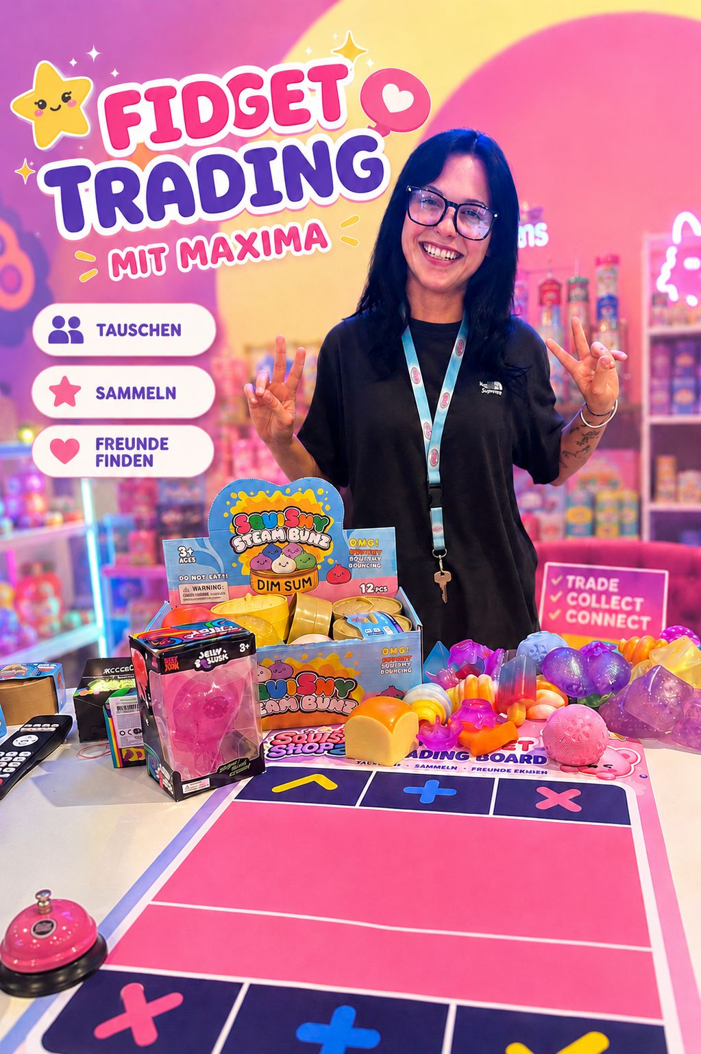 Fidget Trading mit Maxima im Columbus Center Bremerhaven